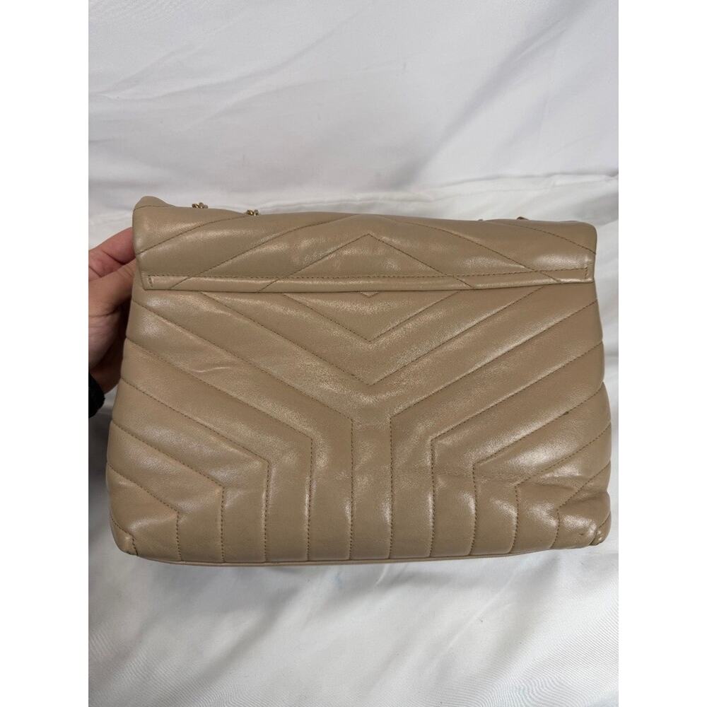 Saint Laurent LouLou Medium Beige Matelesse SPB-MS 359088 - Picture 6 of 16